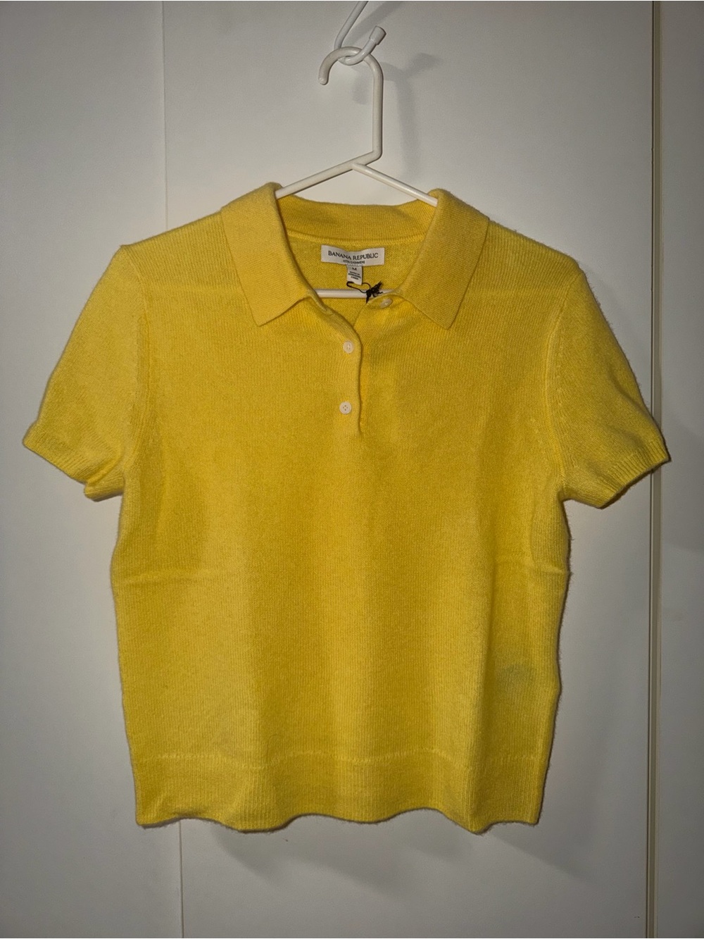 NWT Banana Republic 100% Cashmere Polo